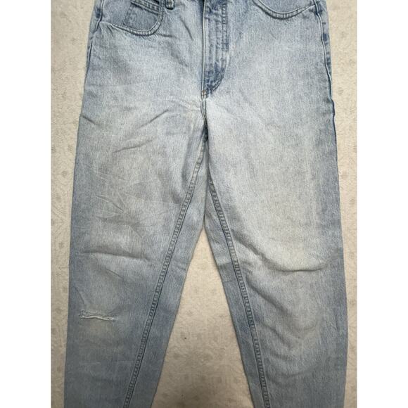 VINTAGE Aeropostale Jeans Women 12 Light Wash High Rise Zip Fly USA Made 90s Y2K - Picture 3 of 11